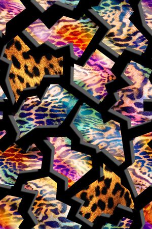 几何印花华亿平台图片