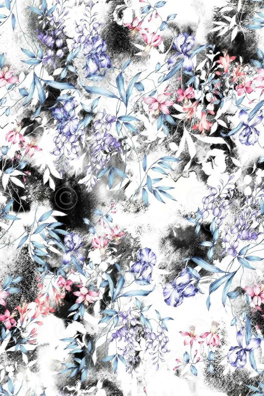 手绘印花华亿平台图片