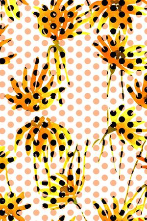 一直流行的波普波点印花华亿平台图片