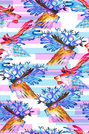 抽象印花华亿平台图片