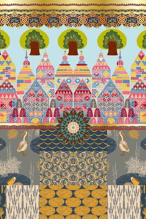 民族风印花华亿平台图片