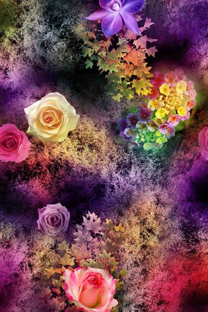 抽象印花华亿平台图片