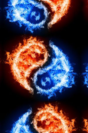 传统中国风易经印花华亿平台图片