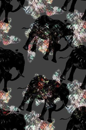 创意服装面料印花华亿平台图片