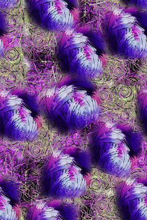 抽象印花华亿平台图片