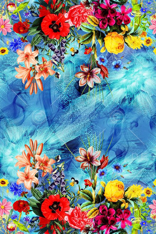 抽象印花华亿平台图片