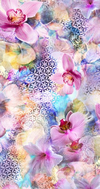 抽象印花华亿平台图片