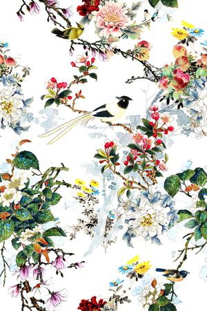 中国风印花华亿平台图片