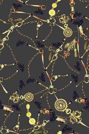 506759-马术绳索锁链