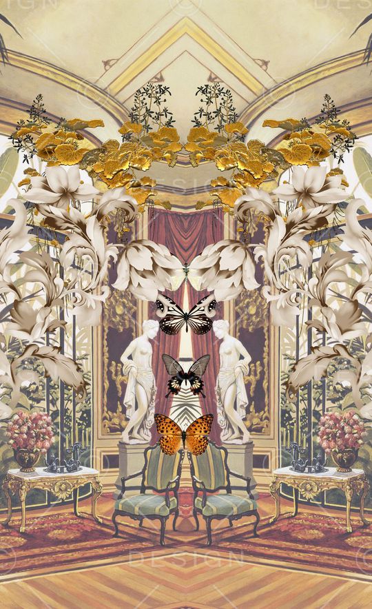 潮流时尚印花华亿平台图片