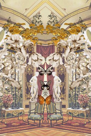 潮流时尚印花华亿平台图片