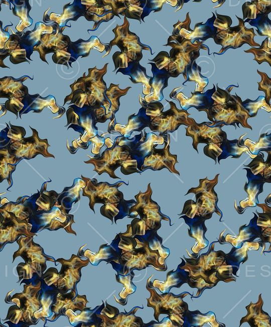 波浪纹印花华亿平台图片