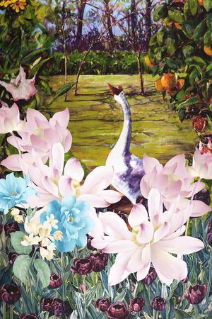 潮流时尚印花华亿平台图片