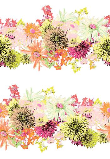 506962-原创花卉条纹华亿平台