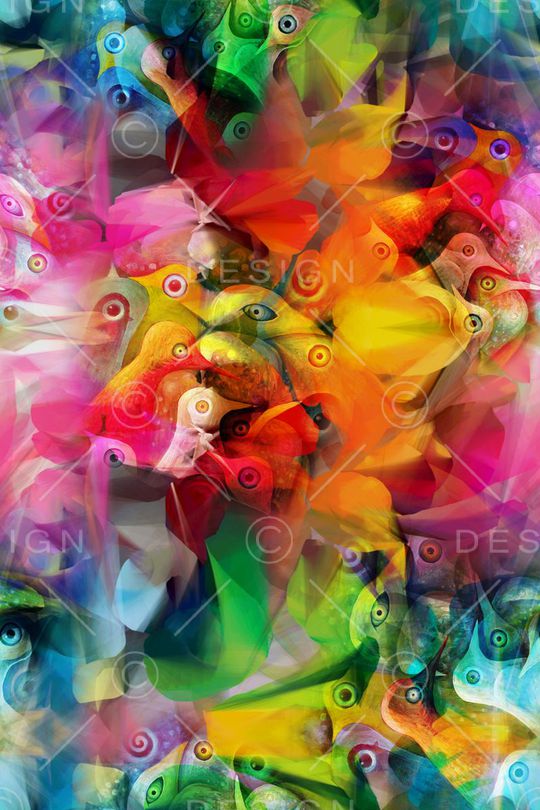 彩色印花华亿平台图片