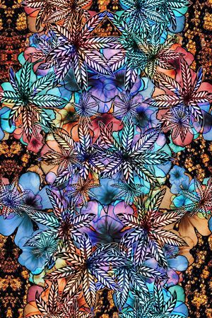 蛇纹底印花华亿平台图片