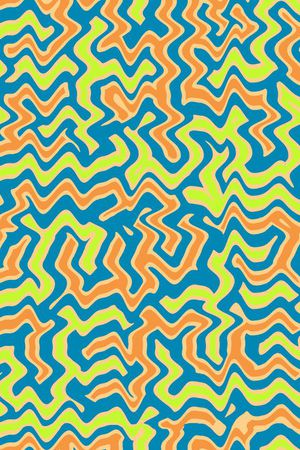 几何迷宫印花华亿平台图片