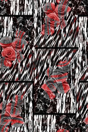 服装面料华亿平台印花华亿平台图片