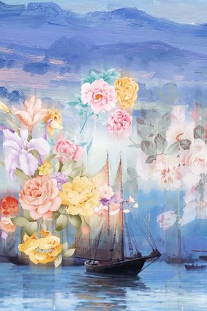 潮流时尚印花华亿平台图片