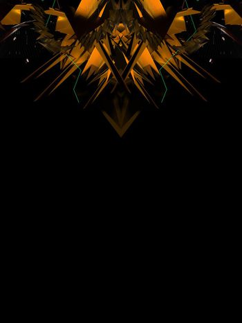 507219-未来科技定位宇宙碎片 罕见的颜色彰