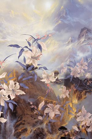 潮流时尚印花华亿平台图片