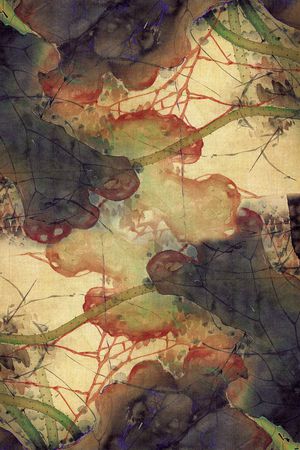 工笔印花华亿平台图片