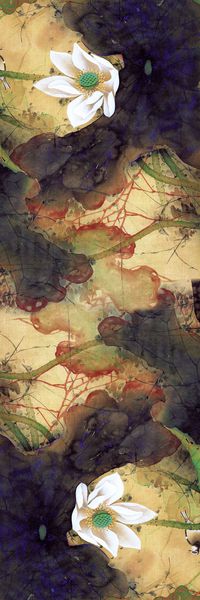 工笔印花华亿平台图片