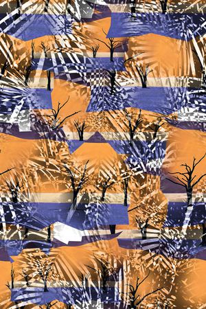 抽象印花华亿平台图片