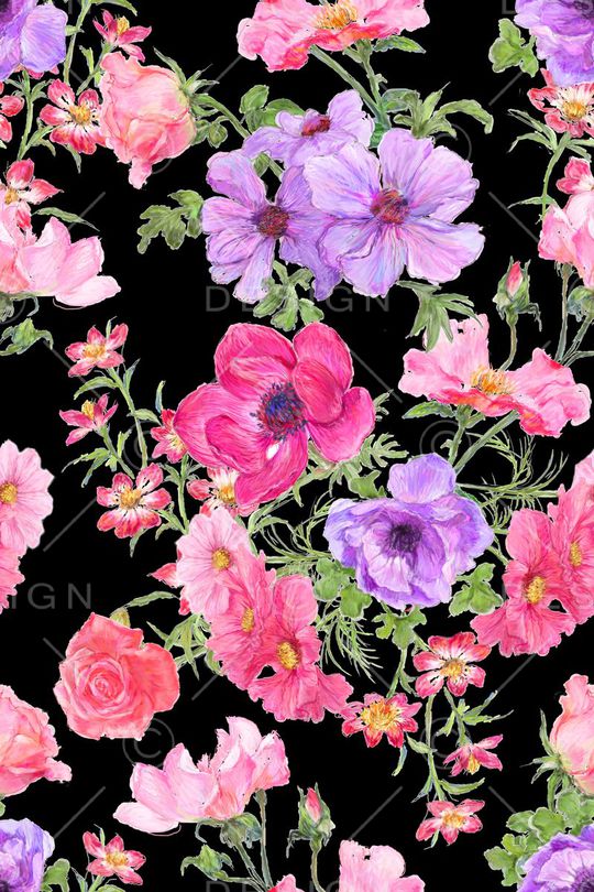 花朵印花华亿平台图片