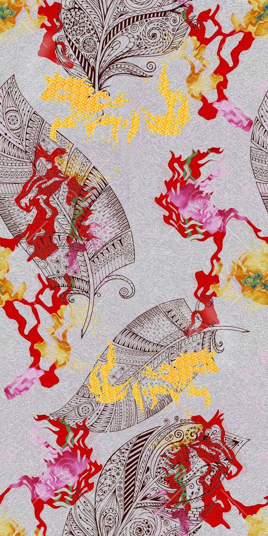 时尚印花华亿平台图片