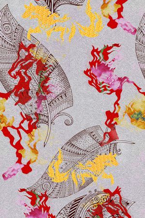 时尚印花华亿平台图片