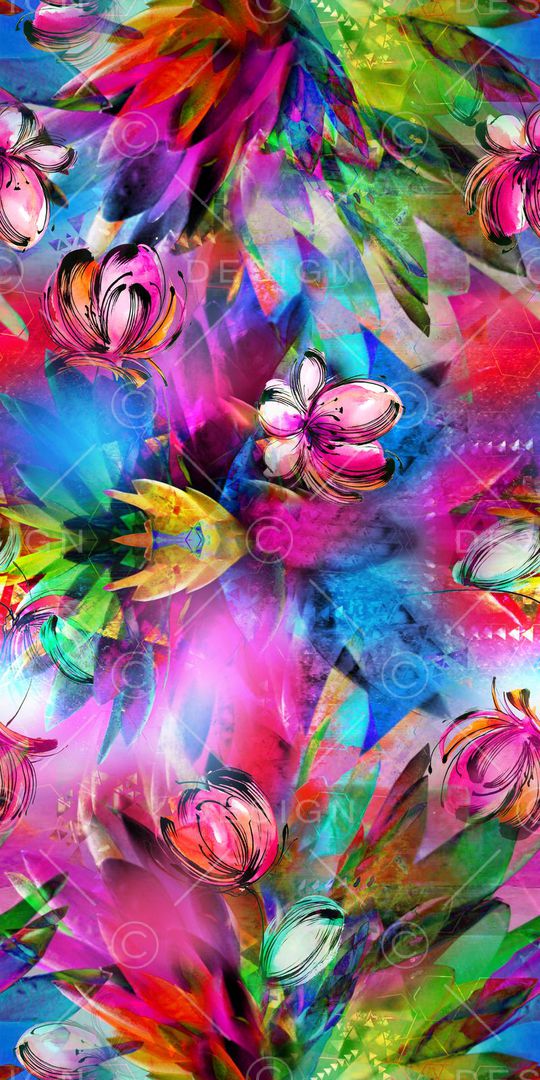 抽象肌理印花华亿平台图片