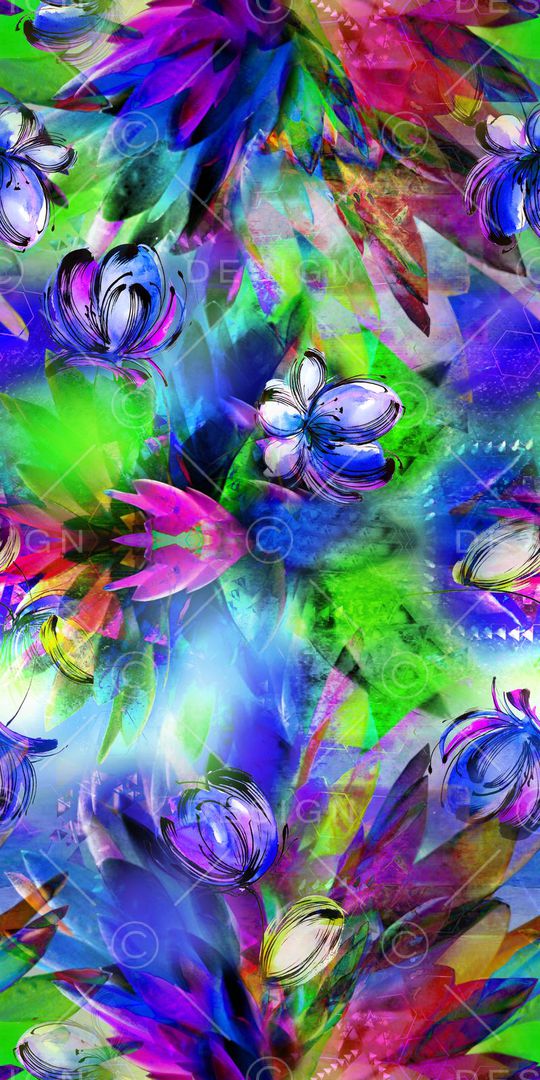 抽象肌理印花华亿平台图片