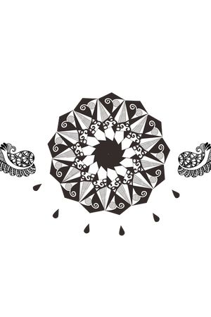 复古印花华亿平台图片