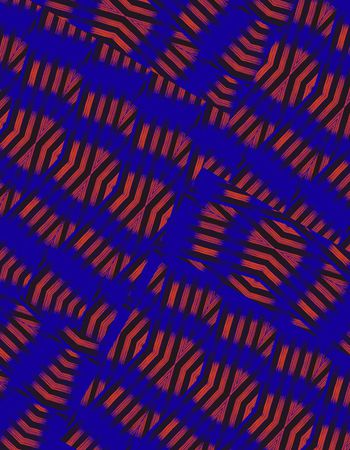 507461-毛笔笔触条纹组合，适合女装款式及面