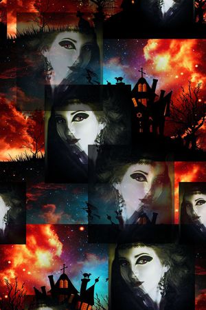 人物写意印花华亿平台图片