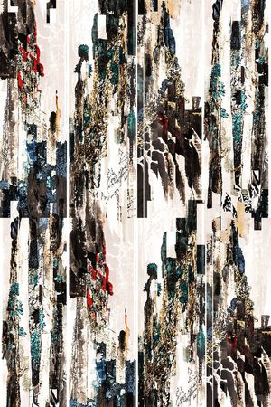 潮流时尚印花华亿平台图片