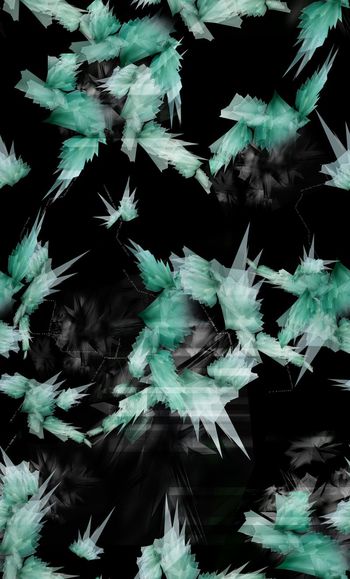 507501-未来科技玻璃花衬衫