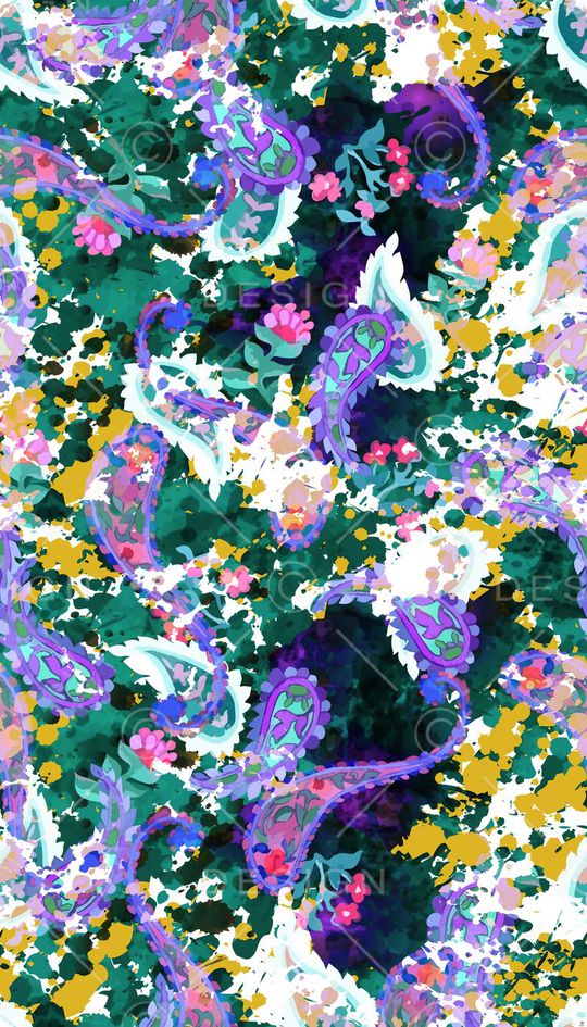 抽象印花华亿平台图片