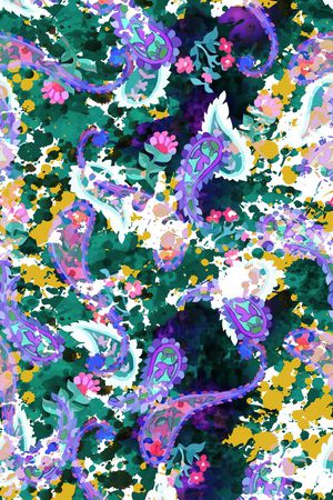 抽象印花华亿平台图片