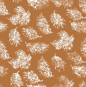 507520-植物 剪影 背景图案 