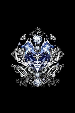 潮流时尚印花华亿平台图片