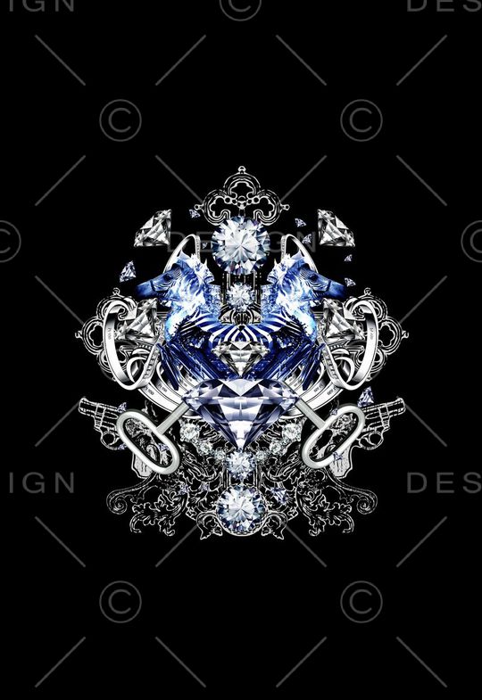 潮流时尚印花华亿平台图片