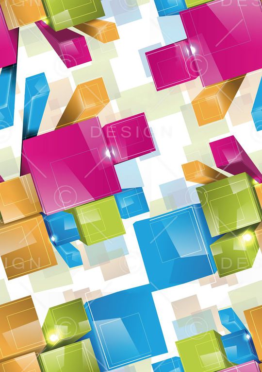 几何四边形印花华亿平台图片