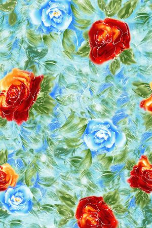 玫瑰印花华亿平台图片