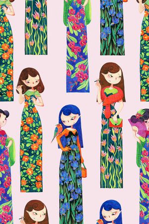 傲娇的小公举印花华亿平台图片