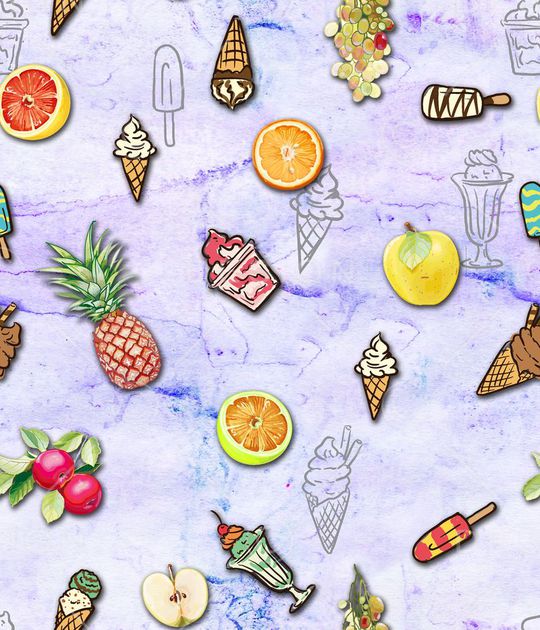 时尚水彩底纹印花华亿平台图片