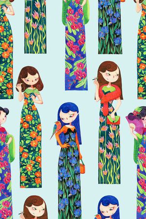 傲娇的小公举印花华亿平台图片