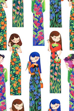 傲娇的小公举印花华亿平台图片