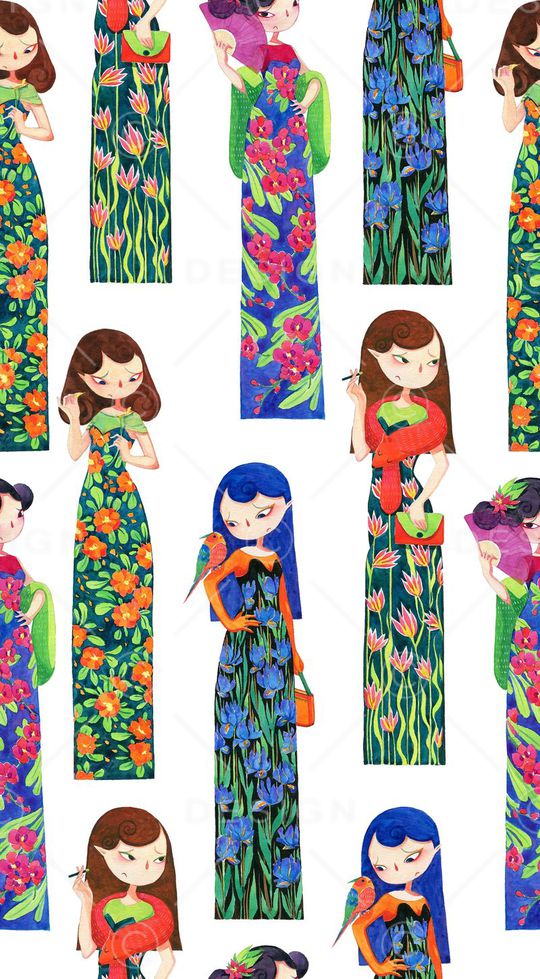 傲娇的小公举印花华亿平台图片